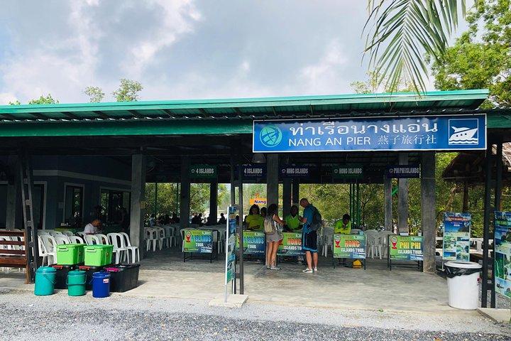 4-Inseltour mit dem traditionellen Big Longtail Boot ab Krabi