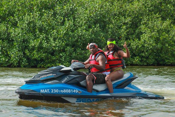 Tour en moto de agua por los manglares de Cancún: 2 pasajeros por moto de agua