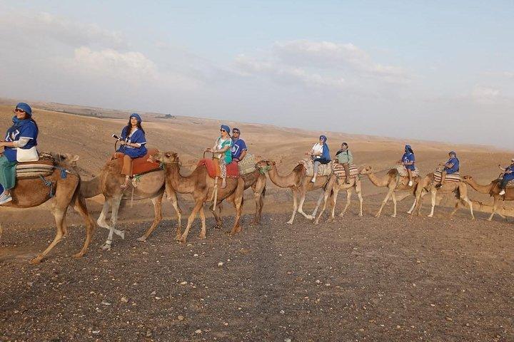 Agafay Desert : Kamel und Quad mit Chouf L’Or Abendessen
