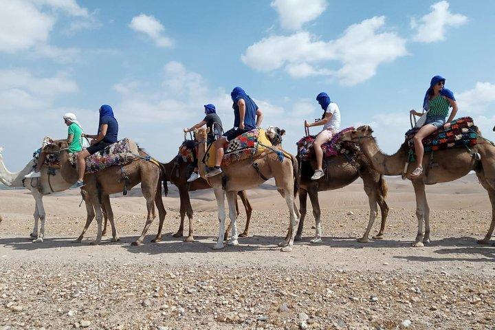 Deserto di Agafay: cammello e quad con cena Chouf L’Or
