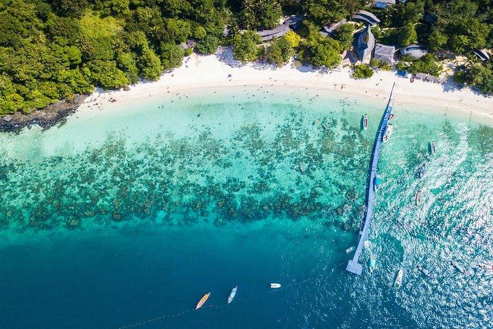 プーケット島:カフンビーチ(コーラル島)スピードボート1日ツアー
