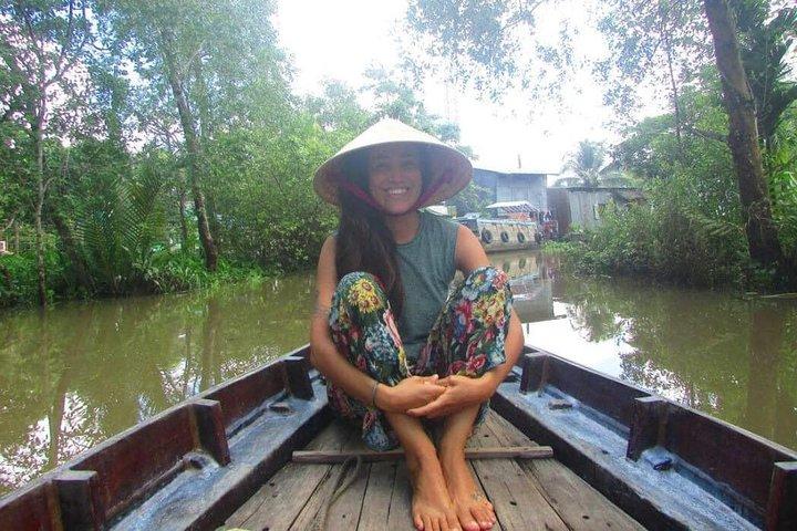 Clássico mercado flutuante do Delta do Mekong e Cai Rang Aproveite 1 dia de Ho Chi Minh