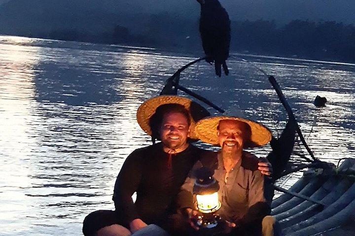 Crociera Li-River Guilin di un'intera giornata con barca a 4 stelle e Fisherman Sunset Show Tour