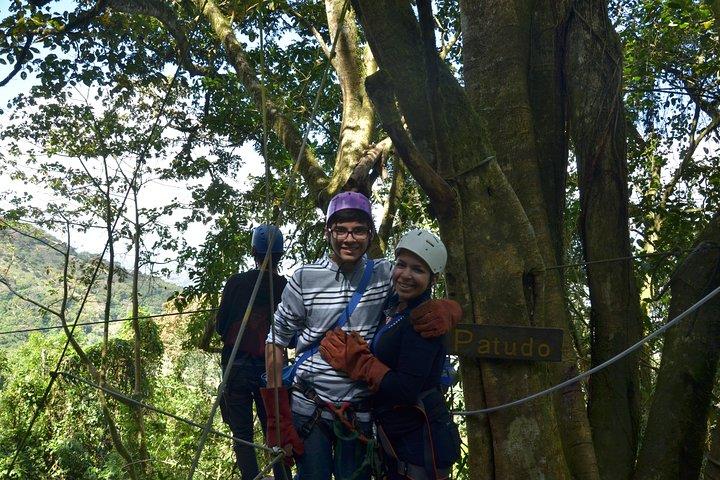 Zipline, abseilen, wandelen La Carpintera-tour in San Jose