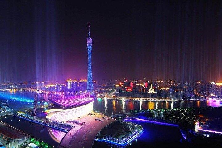 広州塔と点心ディナーを備えたプライベート広州ナイトツアー