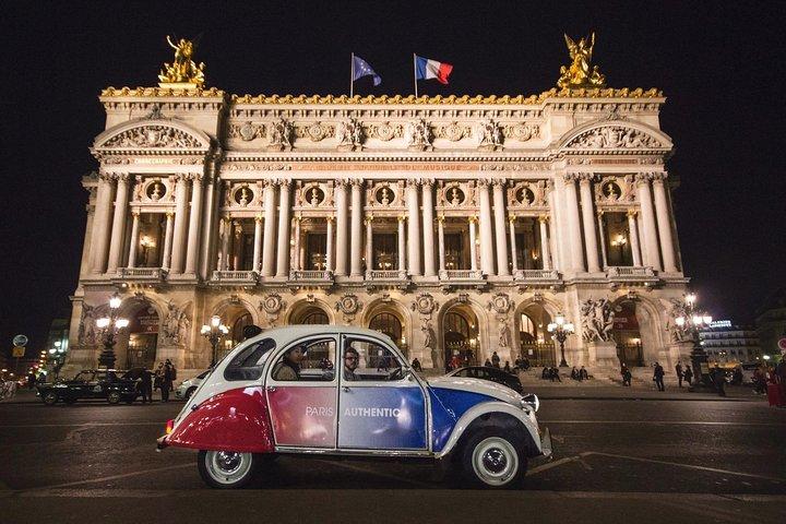 Paris og Montmartre 2CV Tour by Night med Champagne