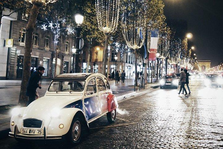 Paris og Montmartre 2CV Tour by Night med Champagne