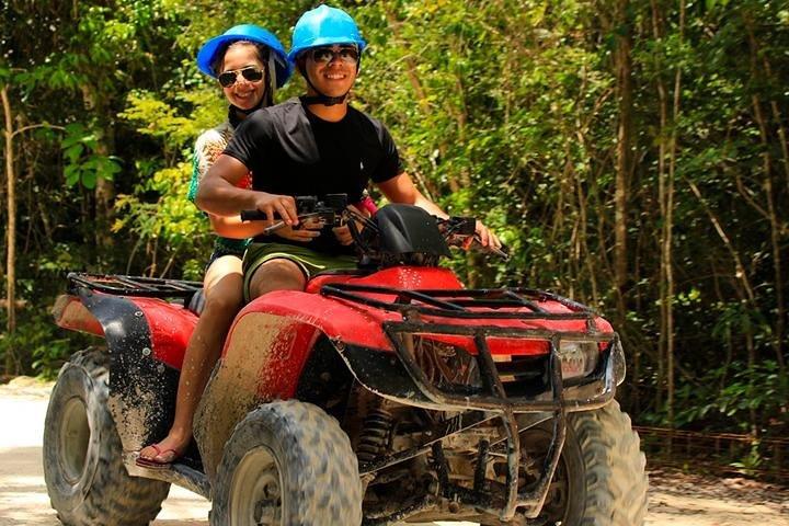 Adrenaline Combo 3x1 Zipline, ATV (Shared) y Cenote - Salidas Cancún
