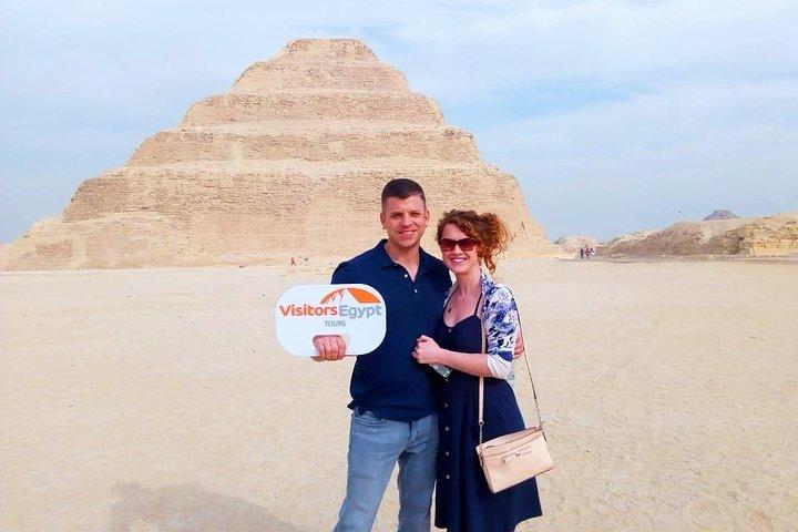 Dag naar de Gizeh-piramides, Memphis en Sakkara