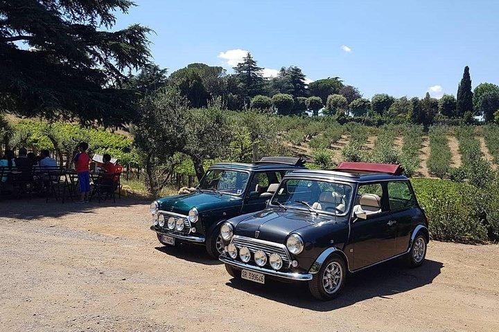 Tour della cantina in Mini Cooper Classic Cabrio degustazione e pranzo
