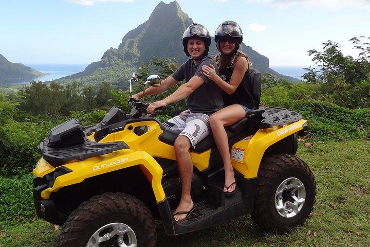 Excursion Quad Grand Tour à Moorea (Monoplace ou Biplace)