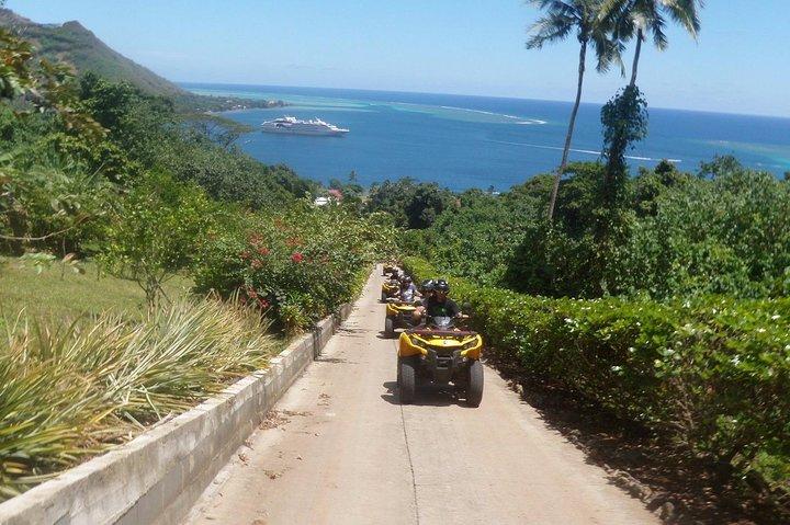 Excursion Quad Grand Tour à Moorea (Monoplace ou Biplace)