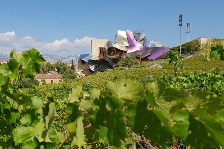 ラ・リオハワインツアー：ビルバオのワイナリーと伝統的なランチ