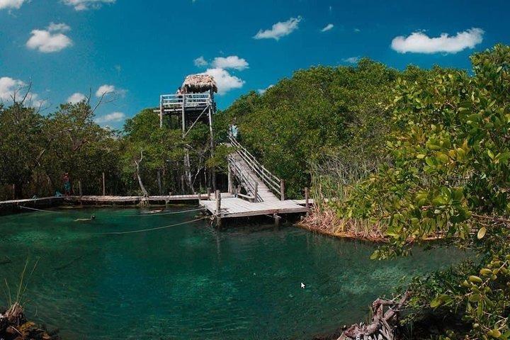 Holbox Tour de dia inteiro com Cenote, Isla Pasión e Punta Mosquito
