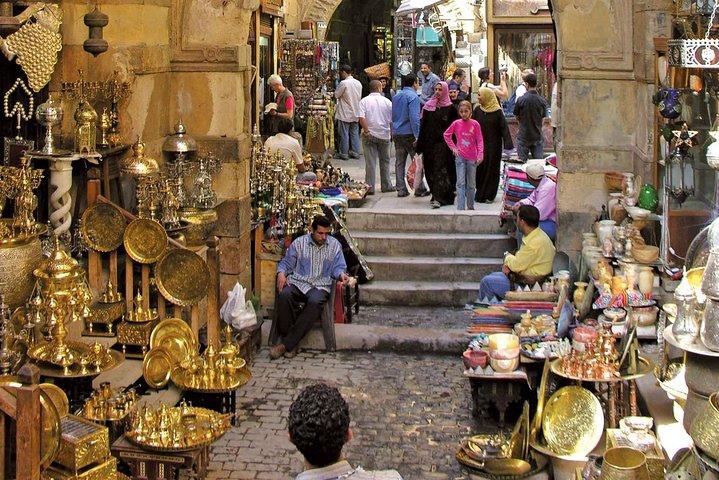 Egyptiska museet, citadellet och Khan El Khalili-basaren
