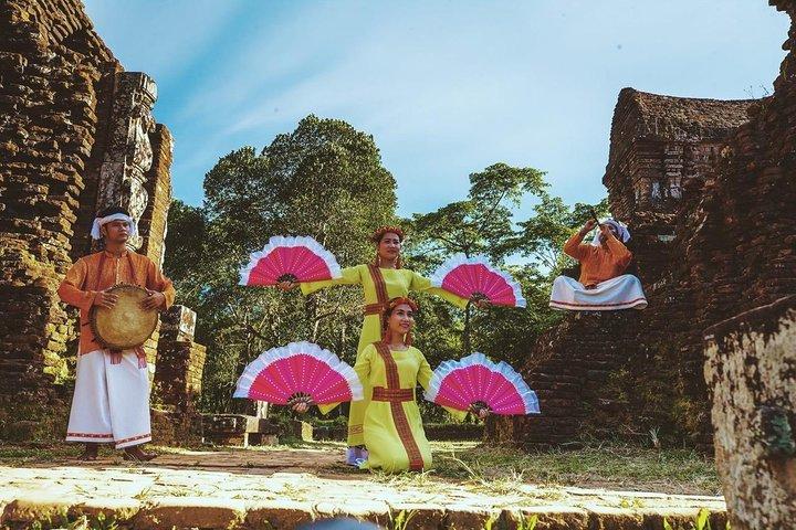 Visite d'une journée complète de la culture Hoi An et Cham dans le sanctuaire de My Son au départ de Da Nang