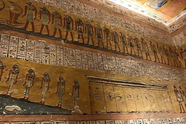 Un paquete de Hurghada a Luxor: tour de un día en globo y Luxor, almuerzo y faluca