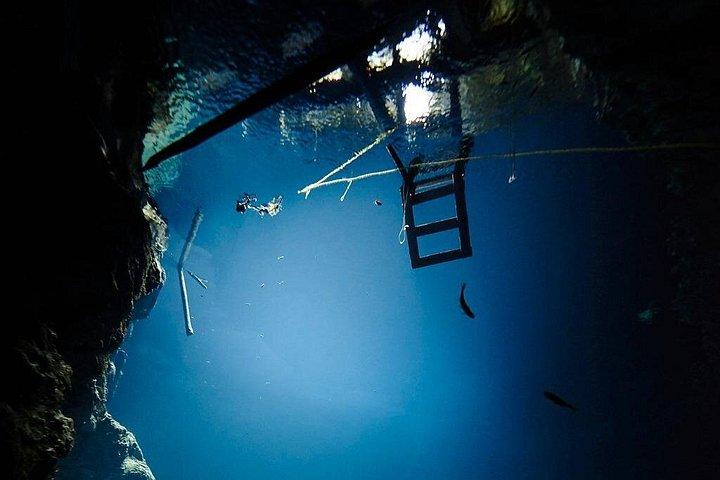 2 cenote divings (including one deep diving) for advanced divers in Tulum