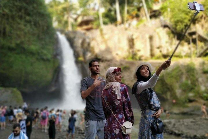 Ubud Water Temple Waterfall Waterrace Swing Visite guidée privée