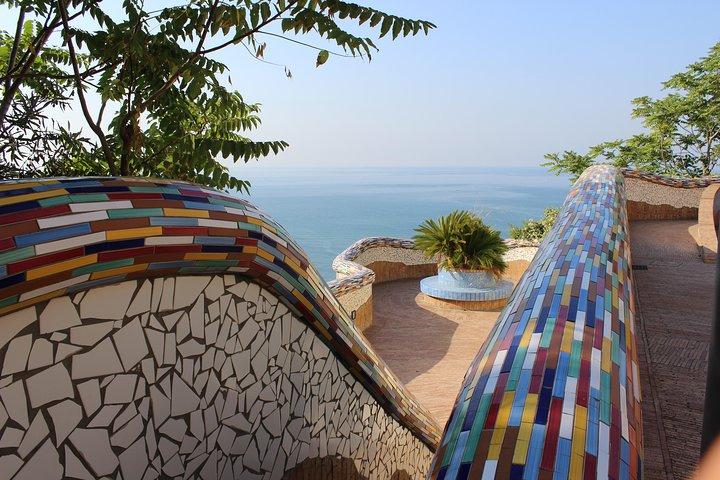 Amalfikysten ved havet, Positano Amalfi fra Salerno