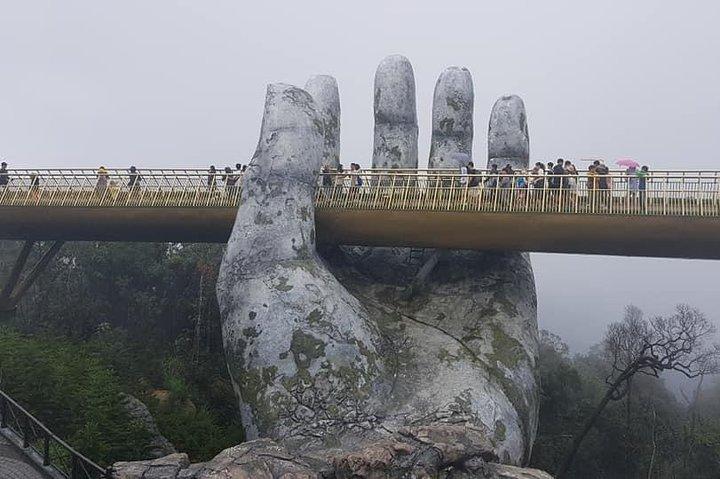 Croisière de TIEN SA ou du port CHAN MAY à GOLDEN BRIDGE & DA NANG City