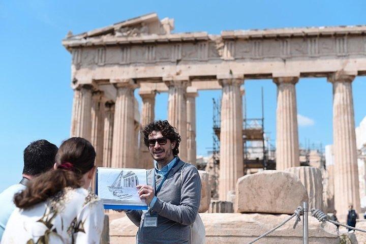Delicias de la Acrópolis: Acrópolis privada y tour gastronómico