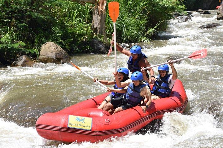Full Day - Ubud Cycling & White Water Rafting with Complementary Lunch