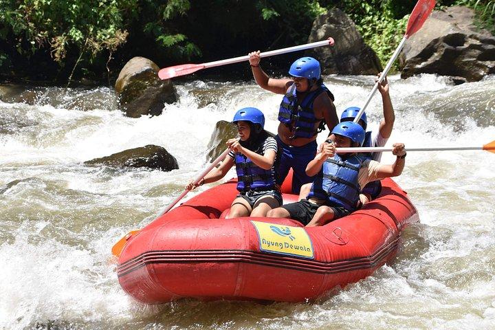 Full Day - Ubud Cycling & White Water Rafting with Complementary Lunch