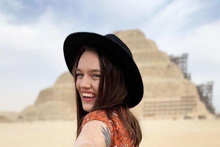 カイロ: 追加料金なしでピラミッド、メンフィス、サッカラ日帰り旅行。