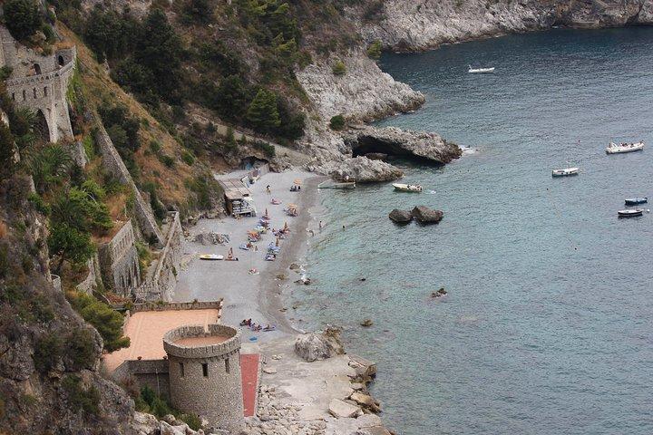 Positano & Amalfi door draagvleugelboot uit Salerno. Privé rondleiding met gids