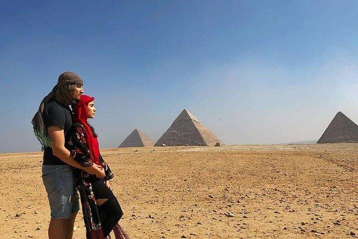 Caire: Pyramides et musée en visite privée, sans frais cachés.