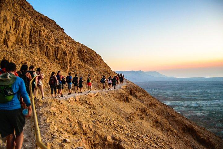 Mer Morte, Masada au lever du soleil et Ein Gedi au départ de Jérusalem