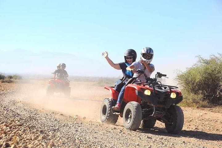 ATV Quad biking Marrakech desert palmgrove