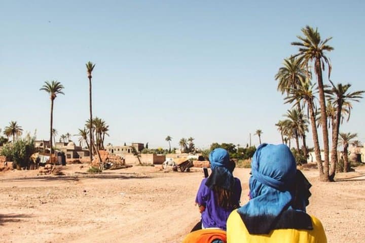 ATV Quad biking Marrakech desert palmgrove