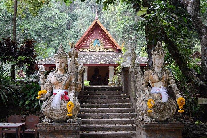 Bedste dagstur Chiangmai City Temple+Doi Suthep+Wat Palad+Home Industries