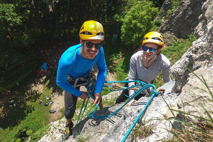Arrampicata vicino al lago di Bled