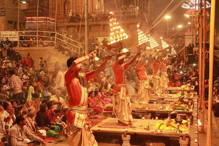 Varanasi Abendwanderung mit Ganga Aarti