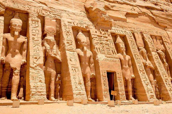 4 dage Nile cruise luxor, Aswan, varmluftsballon & abu simbel & tog fra Kairo