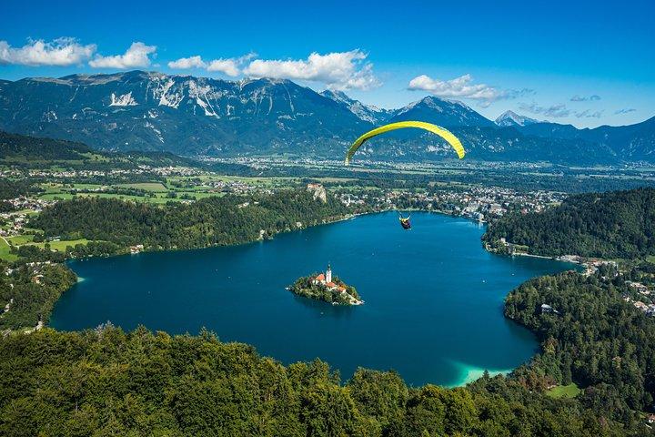 Parapendio Lago di Bled
