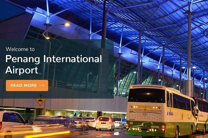 Traslado do Aeroporto de Penang para Georgetown/City Hotel ou Resort/Beach Hotel