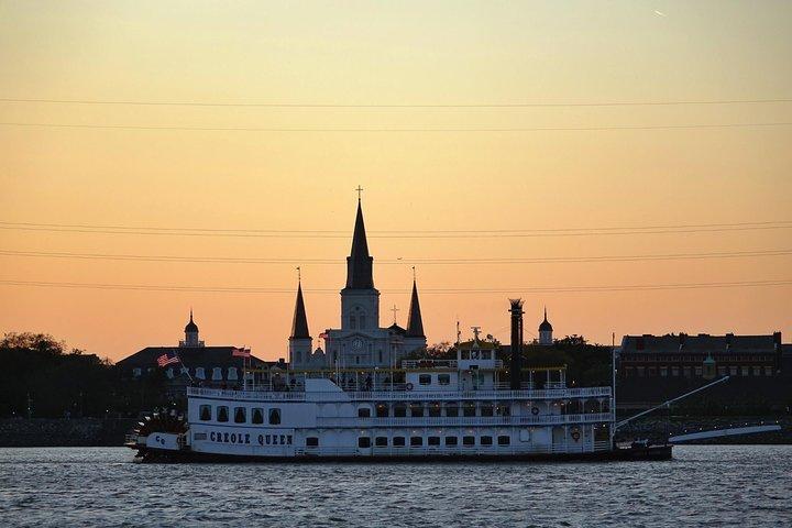 Paddlewheeler Creole Queen Jazz Dinner Cruise i New Orleans