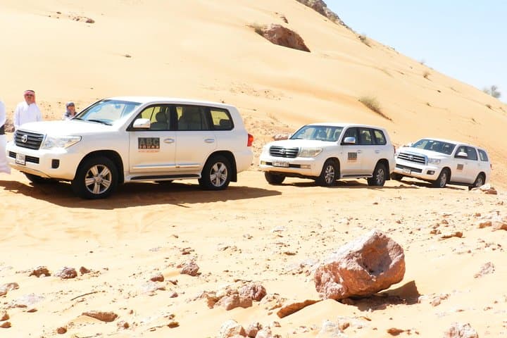 Dubai Desert Safari with Camel Ride, Show, BBQ and Transfers
