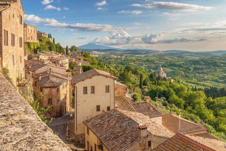 Montepulciano & Montalcino tur från Rom