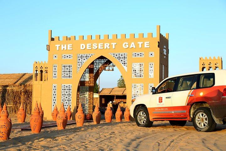 Safari dans le désert d'Abu Dhabi et dîner barbecue