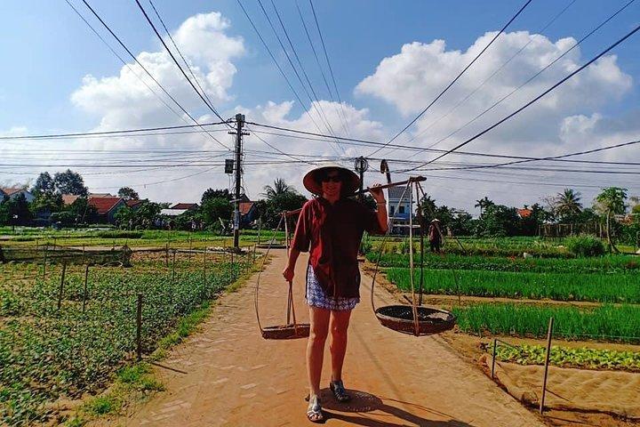 Visite des villages de la campagne de Hoi An et visite à pied de Hoi An avec promenade en bateau Sampan