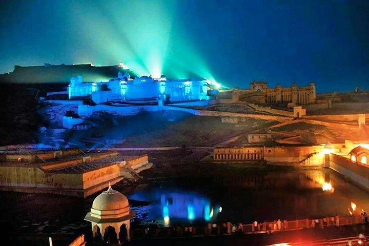 Spettacolo di suoni e luci all'Amber Fort