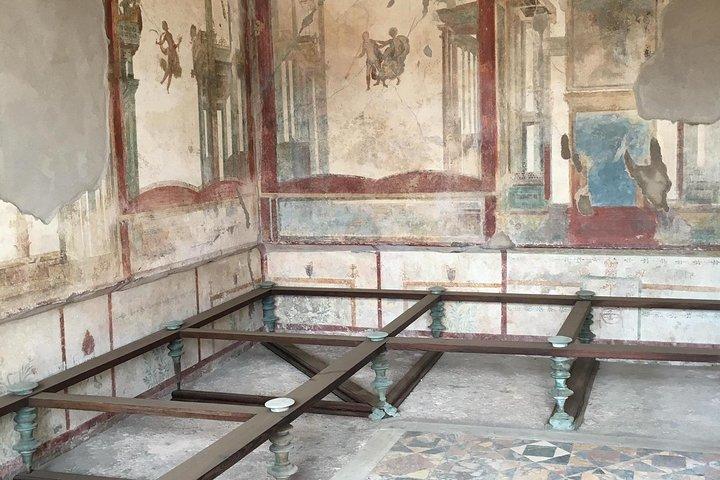 Pompeii och vinprovning från Neapel eller Sorrento