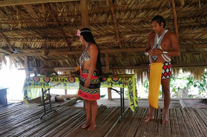 Private Embera Village Eco-Culturele Tour, jungle-waterval en wandelen in de natuur