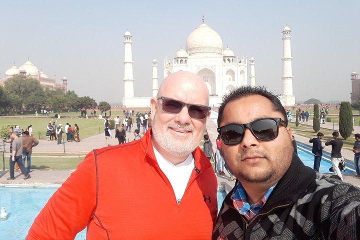 Solopgangstur til Taj Mahal og Agra Fort fra Delhi