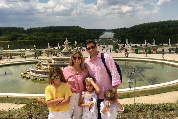 Excursão privada guiada para crianças do palácio e jardins de Versalhes